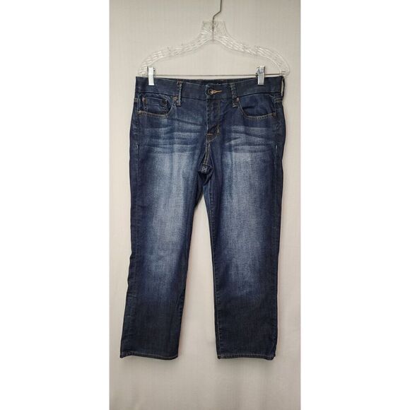 Lucky Brand Jeans Womens Size 6/28 Sweet Jean Crop Flap Mid Rise Denim - Picture 2 of 5